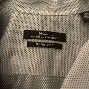 BRAND NEW W/ TAGS MARC ANTHONY MENS SLIM FIT DRESS SHIRT